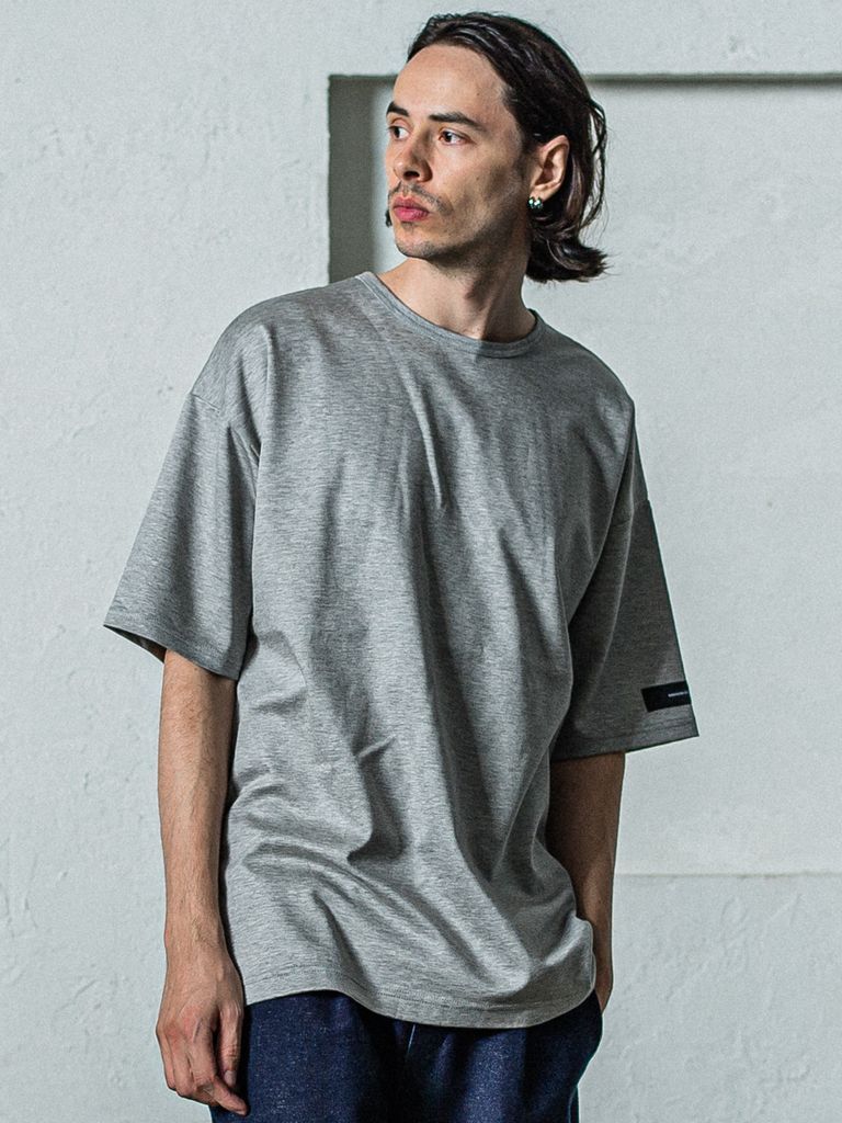 《予約11月17日19時締め》 Finest  BASIC  LOOSE T / ルーズTシャツ / グレー