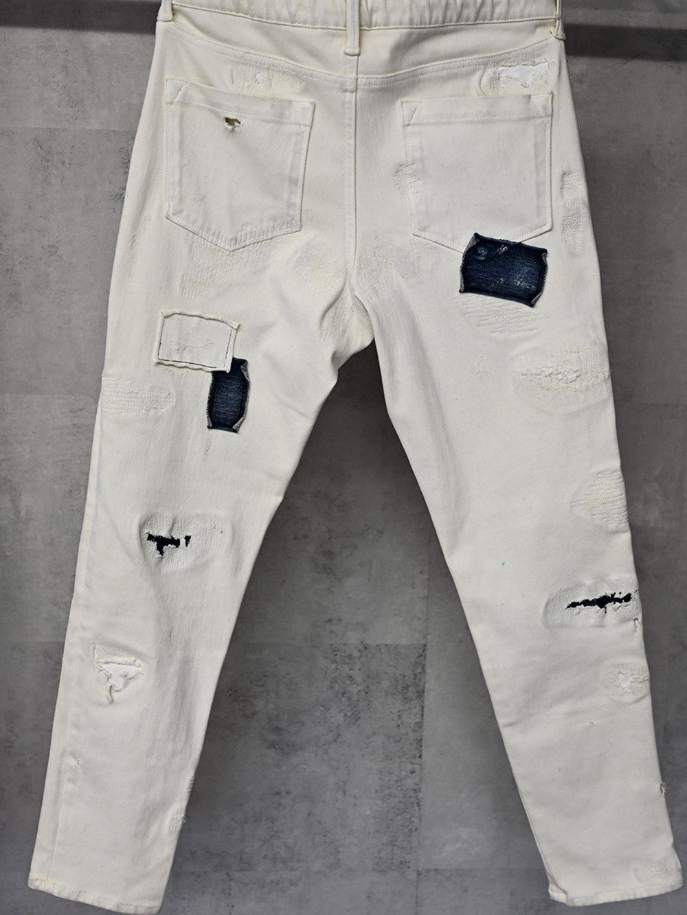 《予約9月1日18時締め》 MICK DENIM JERSEY  / ジャージデニム / ホワイトリメイク