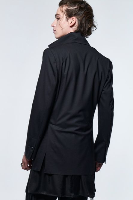 《予約品》 FlareSingleNapoleonJacket / ブラック 【kiryuyrik】 2023年3月以降入荷予定