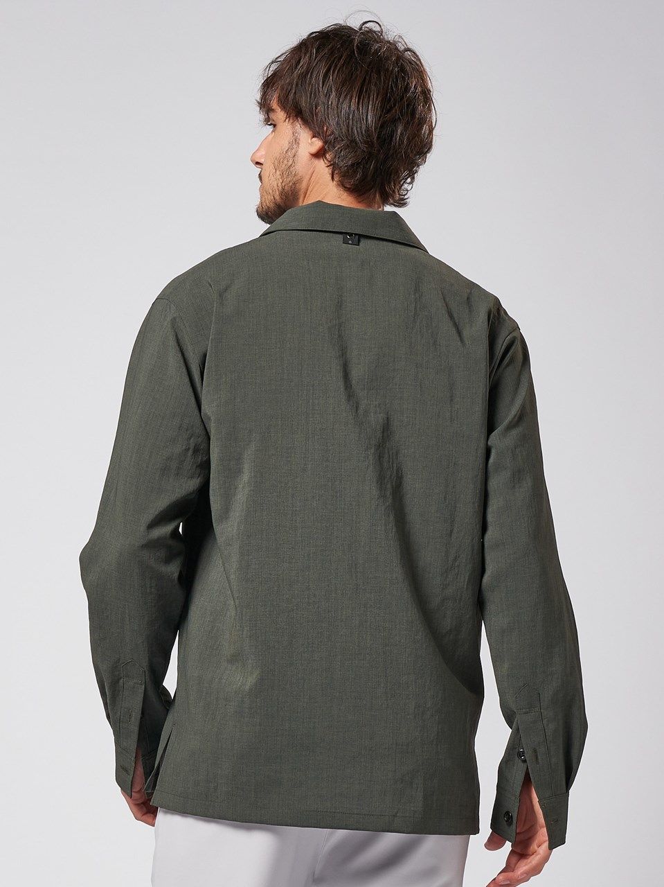 《予約品》 shirt pullover / プルオーバーシャツ / カーキ
