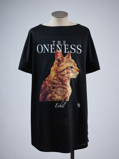 【予約品 4月26日(日) 締切】《犬猫保護活動チャリティー企画》Organic Cotton French Sleeve T / オーガニックコットン フレンチスリーブ Tシャツ / ブラック