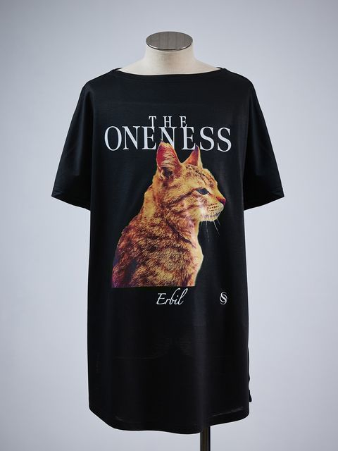 【予約品 4月26日(日) 締切】《犬猫保護活動チャリティー企画》Organic Cotton French Sleeve T / オーガニックコットン フレンチスリーブ Tシャツ / ブラック