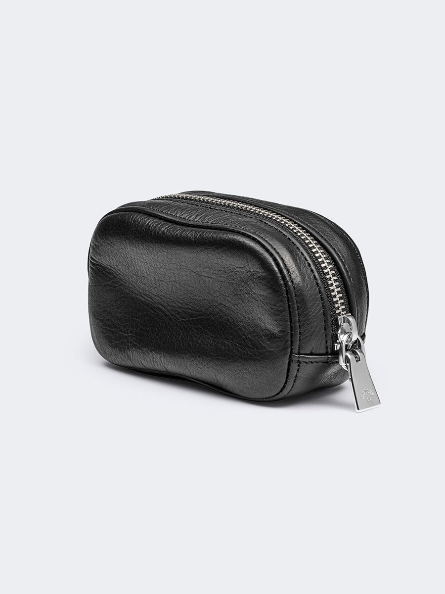 Sサイズ マルチケース Reality Leather / BLACK 【aniary】