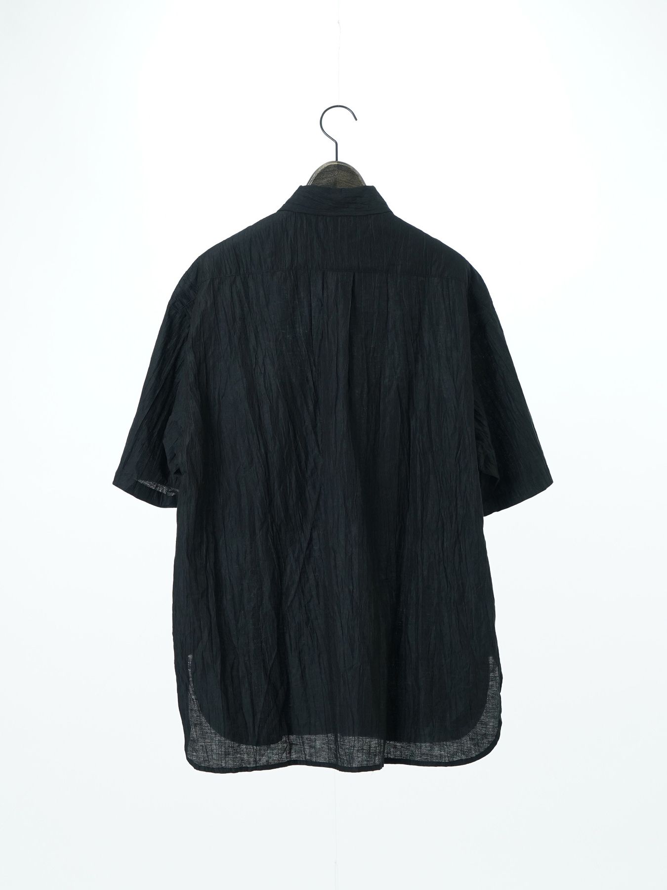 【予約品 2月1日(日) 締切】WAVEWASHER SHIRTS / ワッシャー加工シャツ / ブラック