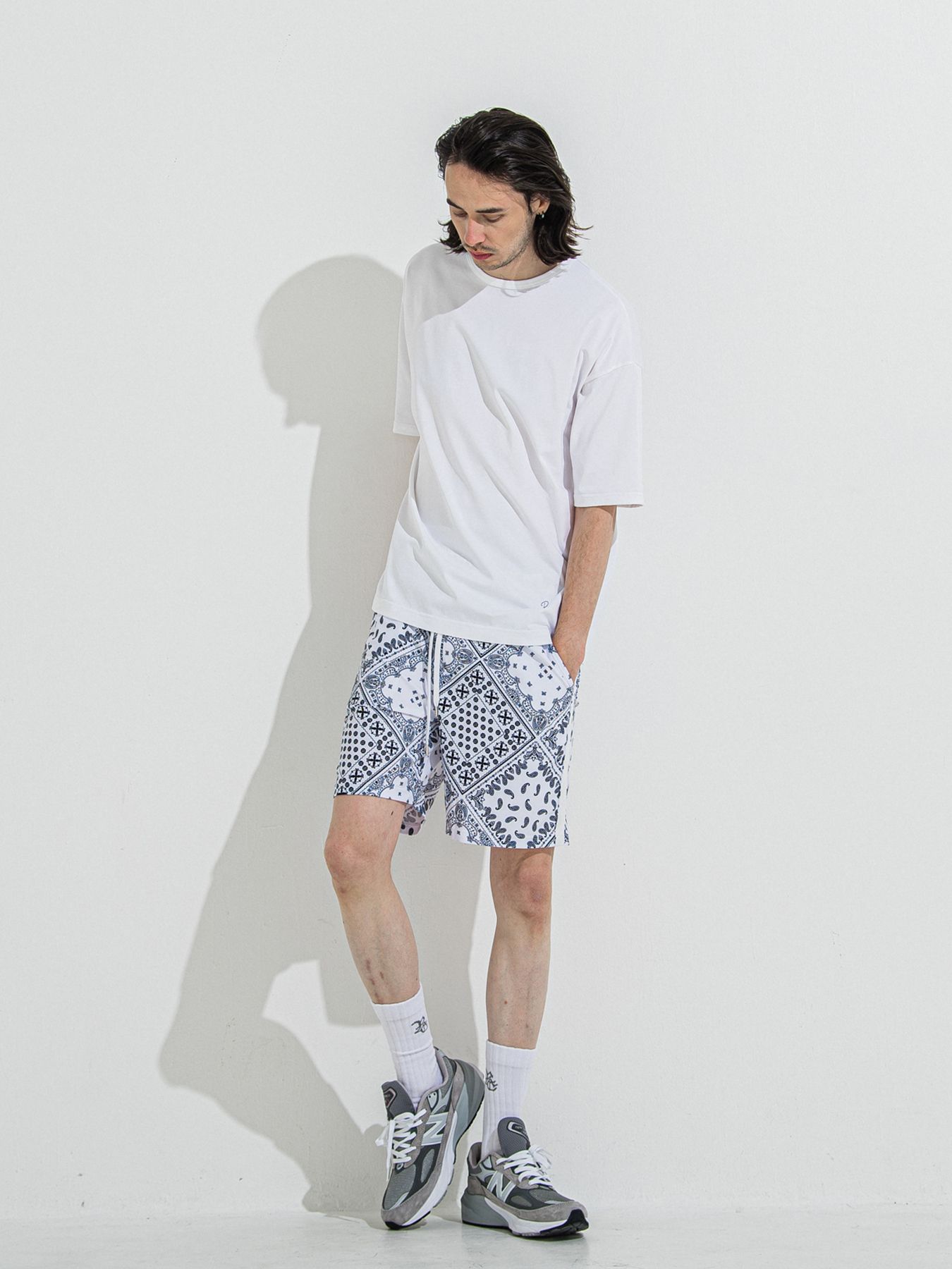 【予約品 】YOAKE PHOTO OVER TEE /  フォトオーバーサイズTシャツ / ホワイト
