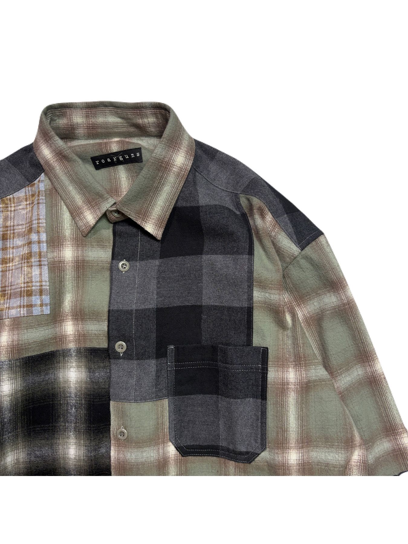 【予約品 3月9日(月) 18:00 締切】MULTI CHECK SH / マルチ チェック シャツ / グリーン