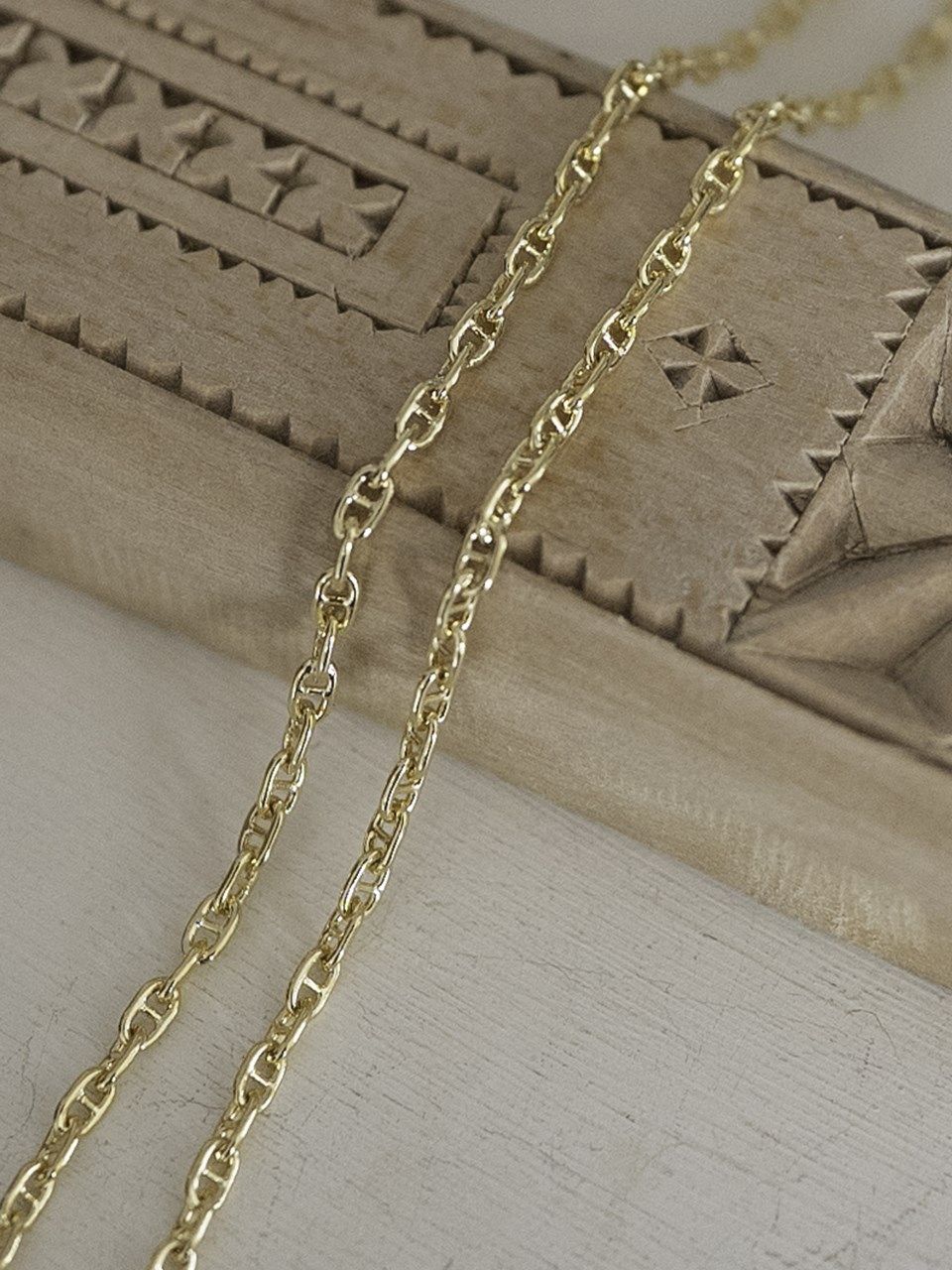 《予約品》 RORO MARINA CHAIN  / ゴールド 【Iroquois.SENTI】