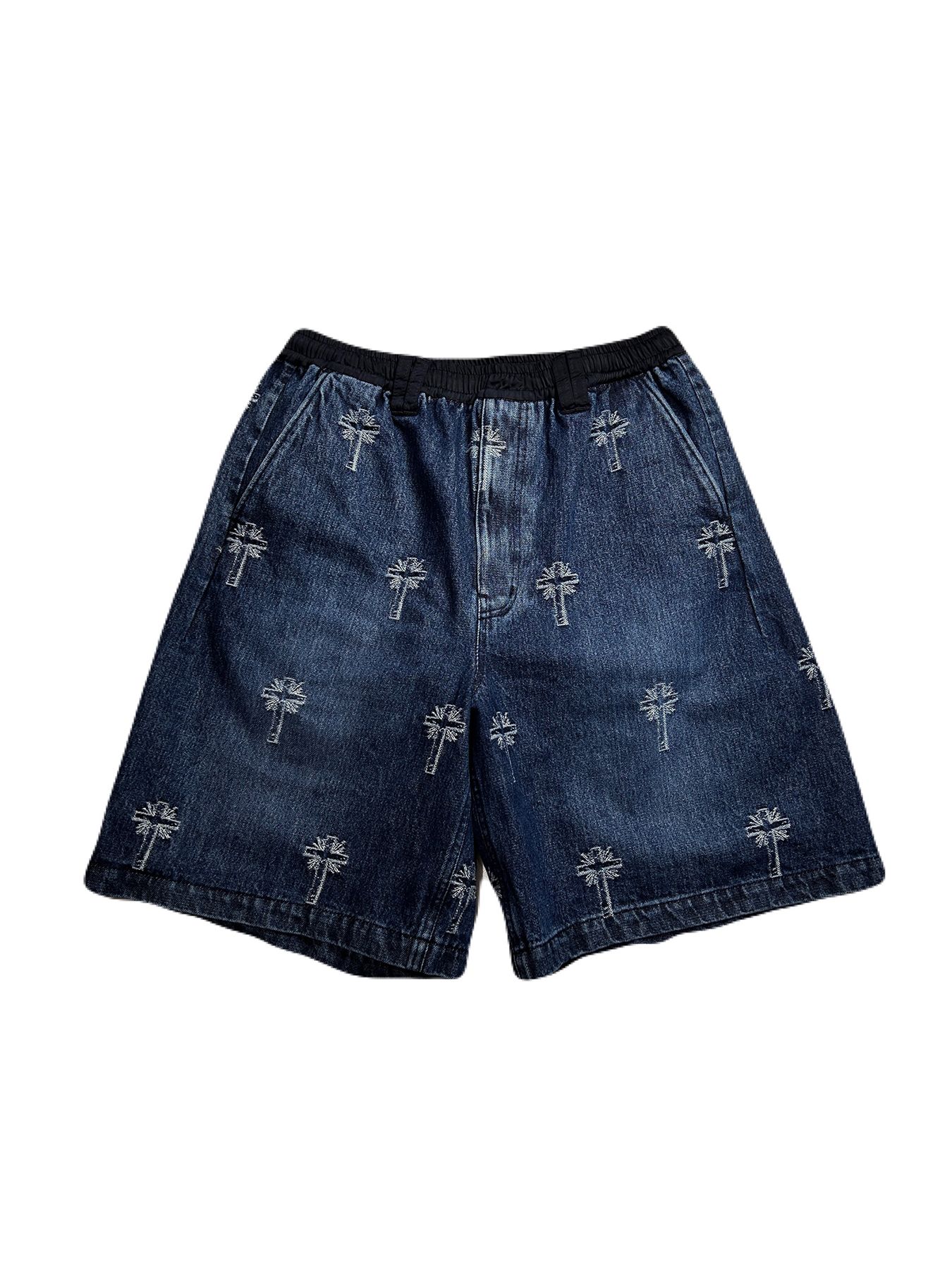 【予約品 8月10日(日) 締切 】CROSS JQ DENIM PT / クロスジャガード デニムパンツ / ブルー