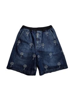【予約品 8月10日(日) 締切 】CROSS JQ DENIM PT / クロスジャガード デニムパンツ / ブルー