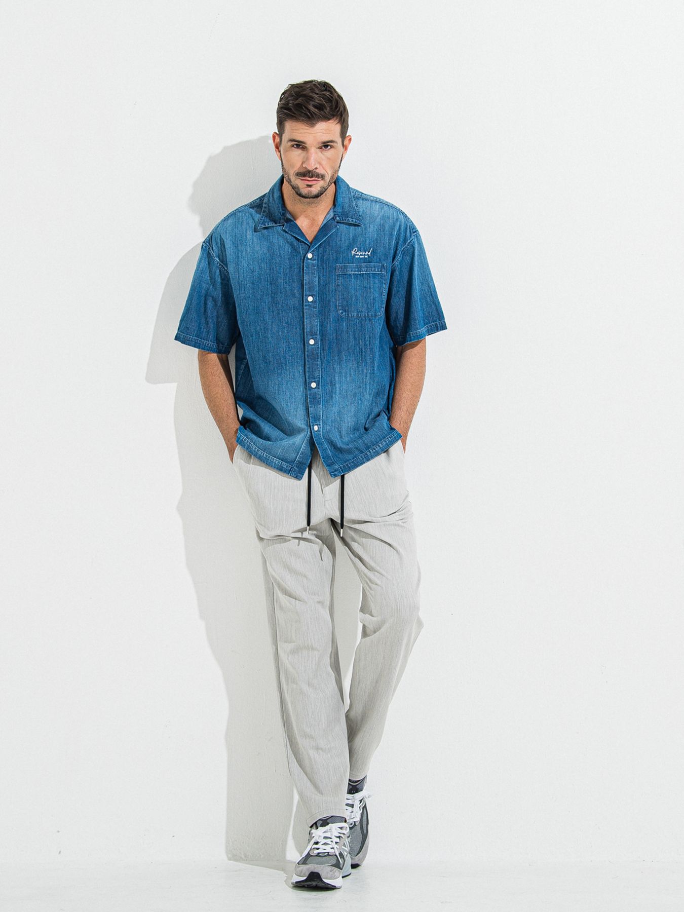 【予約品 】DAVID NYLON CARGO PANTS / デヴィッドナイロンカーゴパンツ / グレー