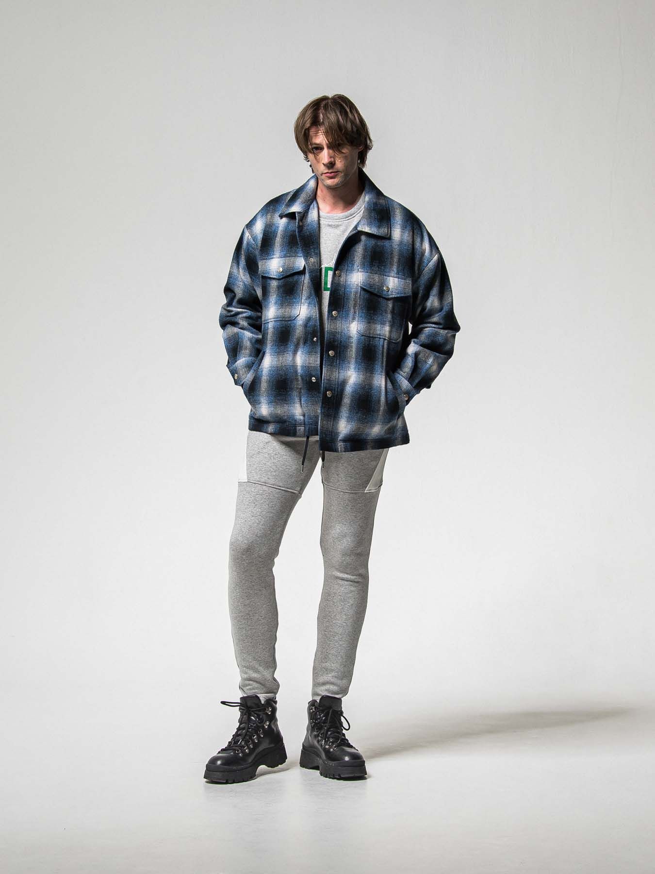 【予約品 8月31日(日) 締切】FRIDAY OLD LOGO VEROURS FLEECE TRAINER / FRIDAYコラボ オールドロゴ ベロアフリース トレーナー / グレー