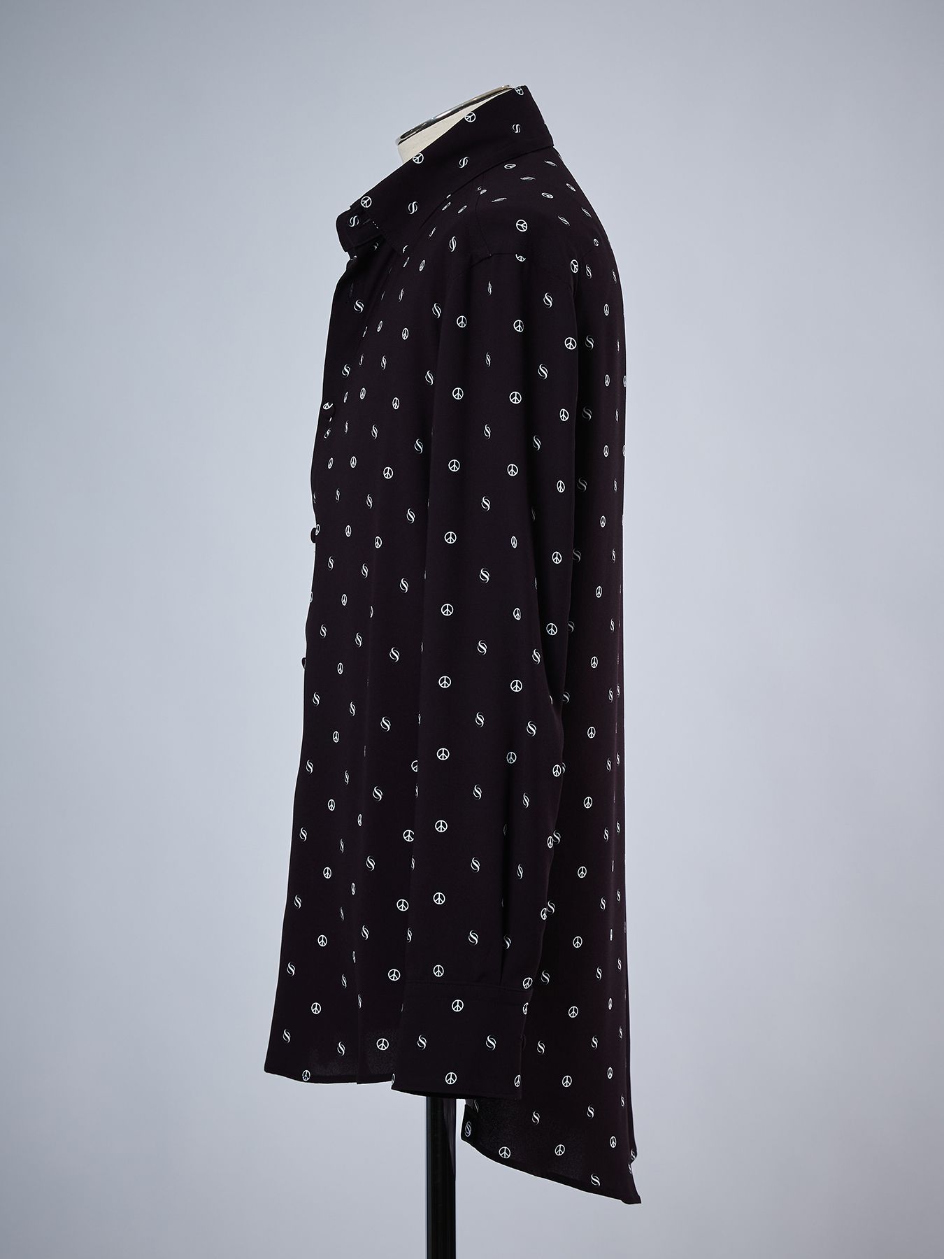 【予約品 4月26日(日) 締切】Peace Dot Shirt / ピースドット シャツ / ブラック