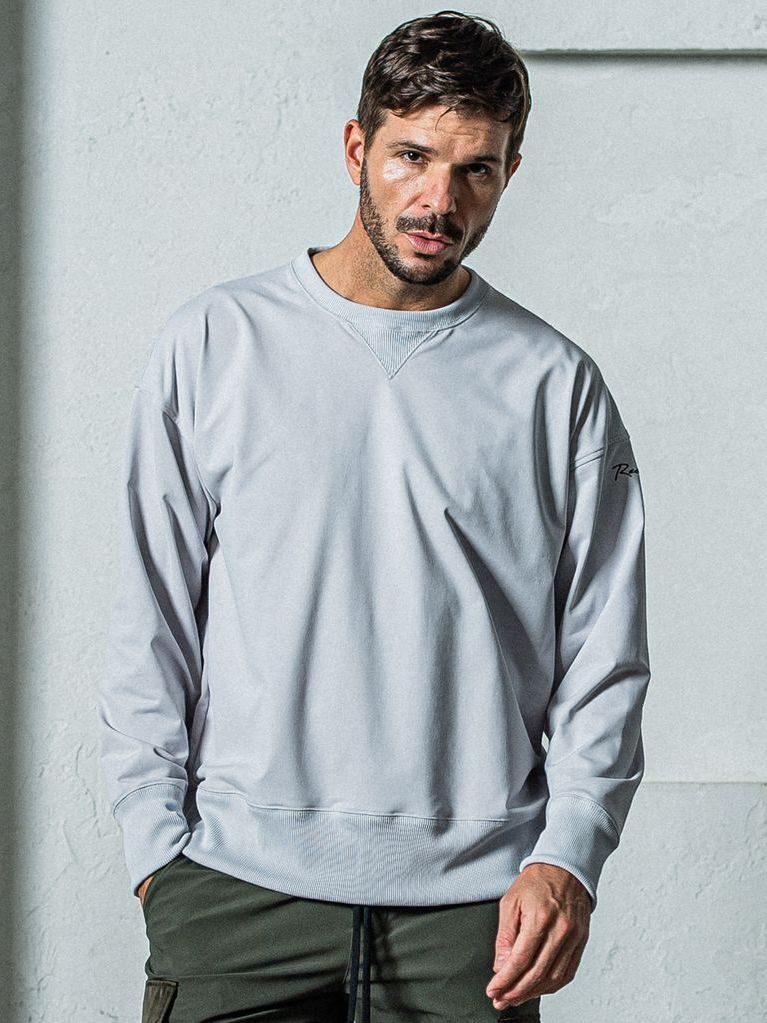 《予約11月17日19時締め》 EX sweat drop trainer / トレーナー / グレー