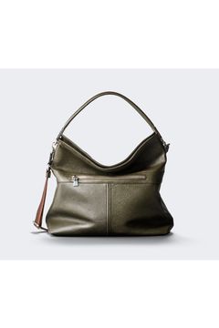 2WAYショルダー Grind Leather / Khaki Brown 【aniary】