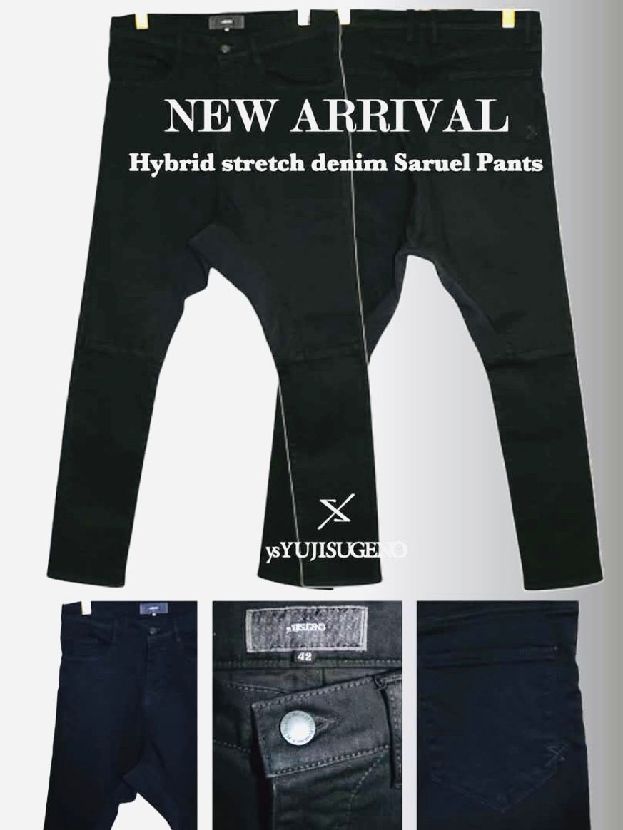 ys Yuji SUGENO - 新High Power Stretch Denim Semi Sarouel
