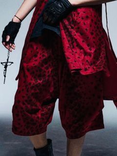 コラボ Saruel Bondage Short Pants / RedLeopard 【BLACK HONEY CHILI COOKIE × kiryuyrik】