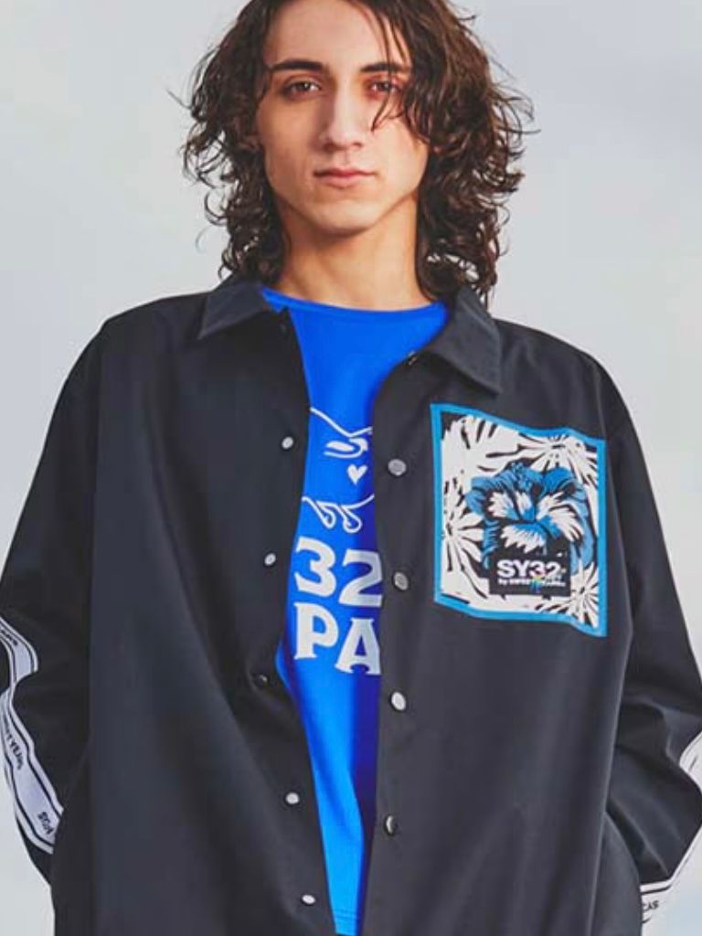 PACE BNIRD S/S Tシャツ ブルー綿100％【SY32 by SWEET YEARS】
