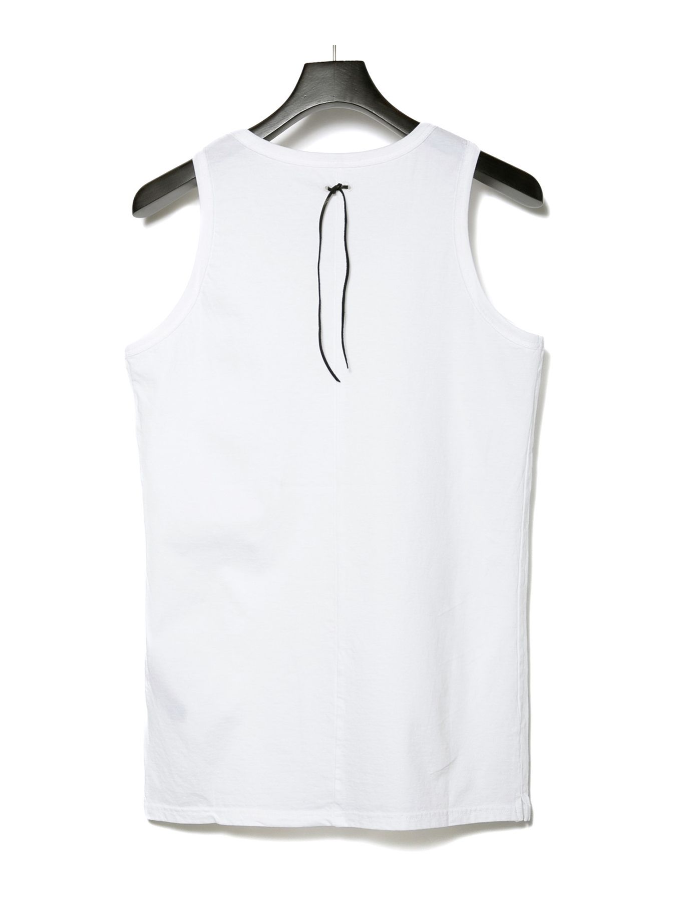 【予約品 9月27日(日) 締切】30/-ナチュラルソフト天竺 タンクトップ / WHITE