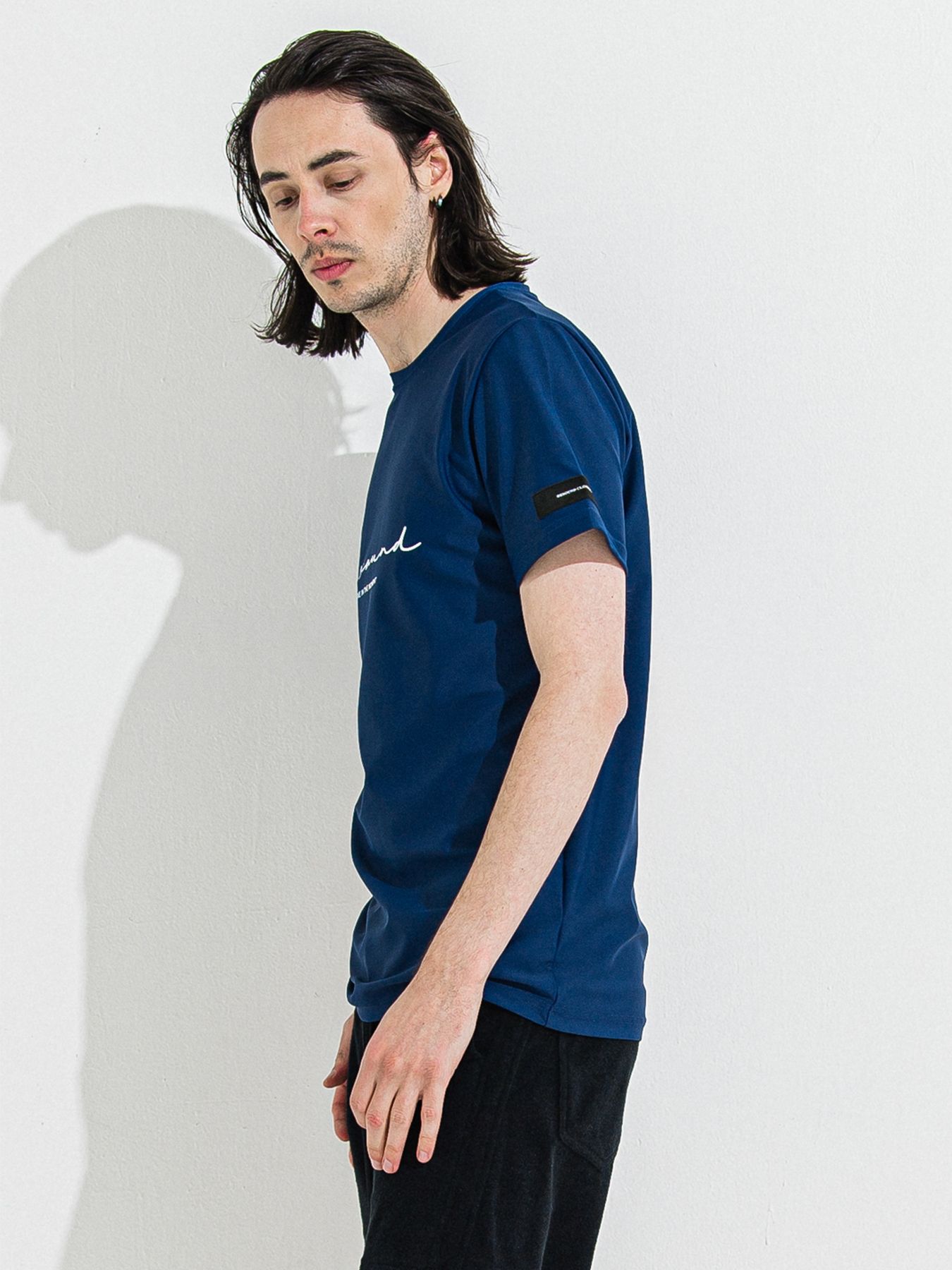 【予約品 】HANDWRITING RASH BASIC T / ラッシュガード ハンドライティングTシャツ / ネイビー
