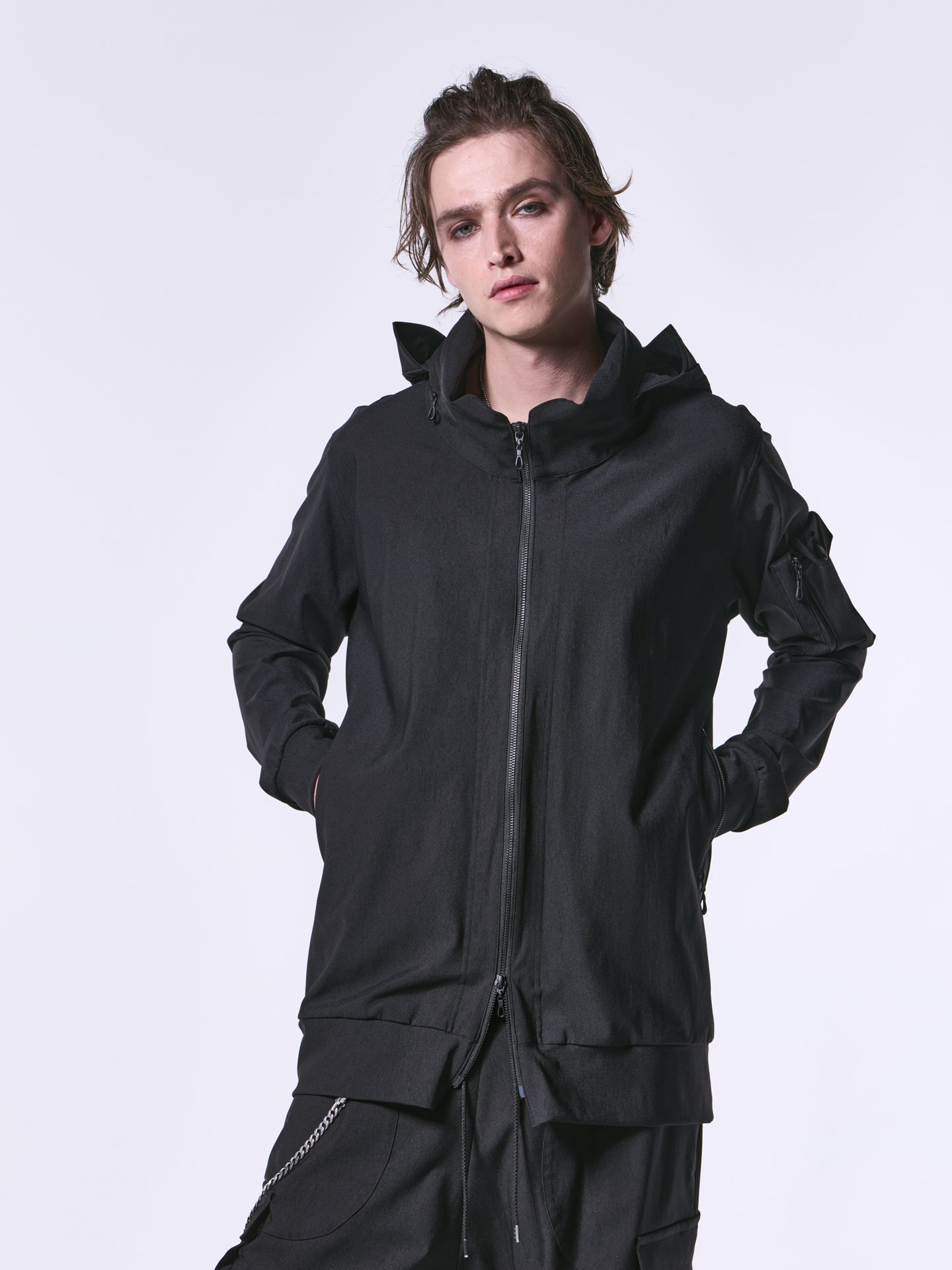 《予約品》 HighCollarM65-Jersey / ハイカラージャージ / ブラック