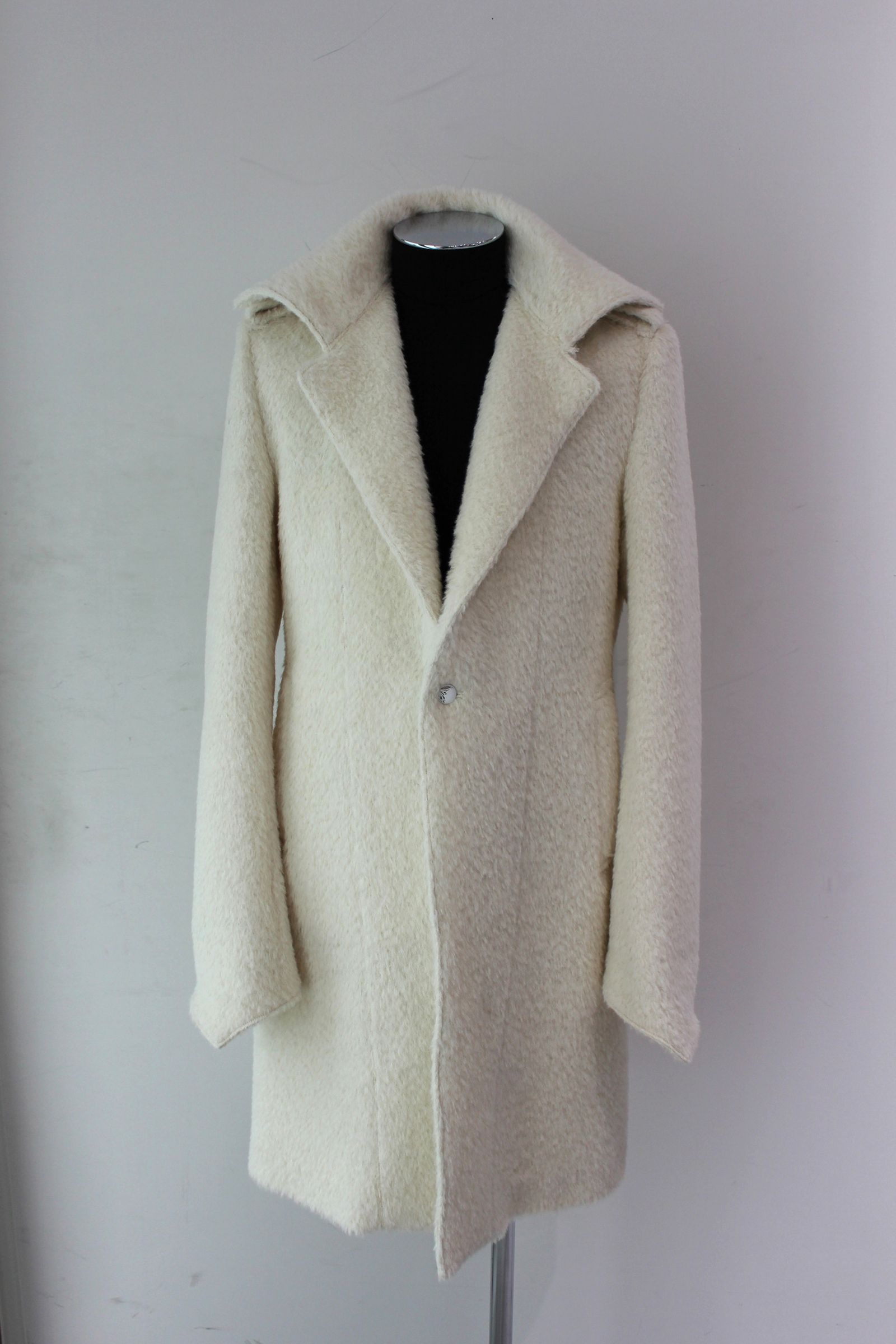 《予約品》 SingleNapoleonJacket テーラードジャケット AlpacaShaggy / White 【kiryuyrik】 10月入荷予定