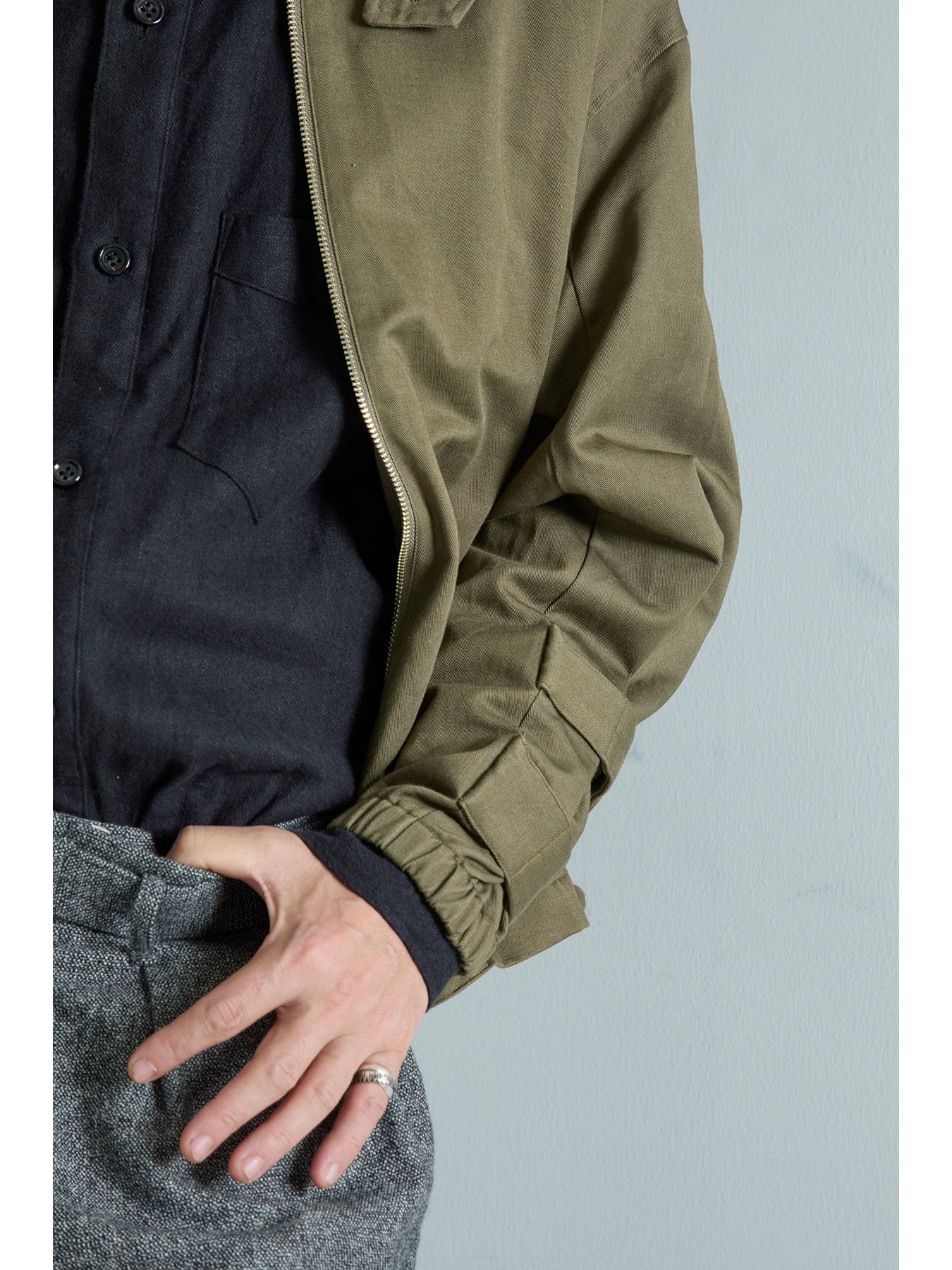 【予約品 6月2日(月) AM10時 締切】Drawmili / スイングトップジャケット / ベージュ