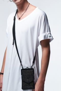 《予約品》スダッズポシェット ショルダー付き Pochette+Belt  / ブラック 【kiryuyrik】 2023年3月以降入荷予定