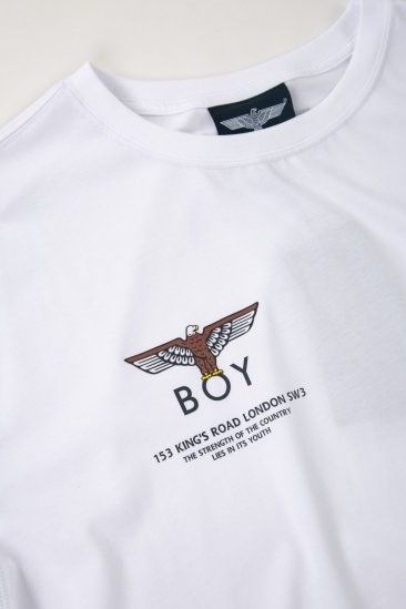 【JAPAN LIMITED】 BOY LONDON x HIROCK T-SHIRTS NO.2 "Right Eagle" / WHITE 【BOY LONDON】