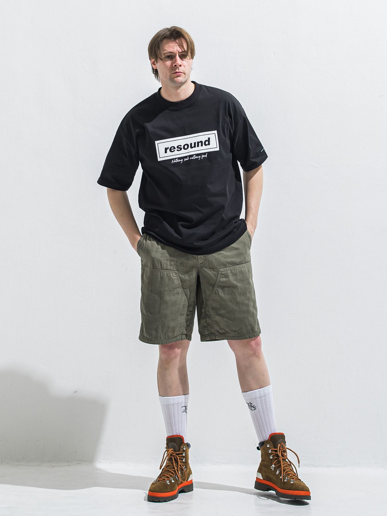 【予約品 2月15日(日) 18:00 締切】BOX OVER TEE / ボックスロゴオーバーTシャツ / ブラック