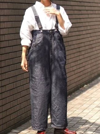 デニムビックオーバーオール made in Japan