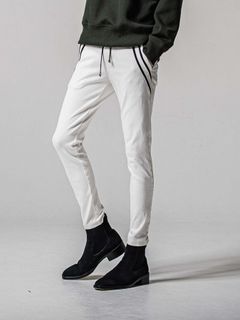 【予約品 11月16日(日) 締切】EX DENIM JERSEY EDGE PT / デニムジャージ エッジラインパンツ / ホワイト