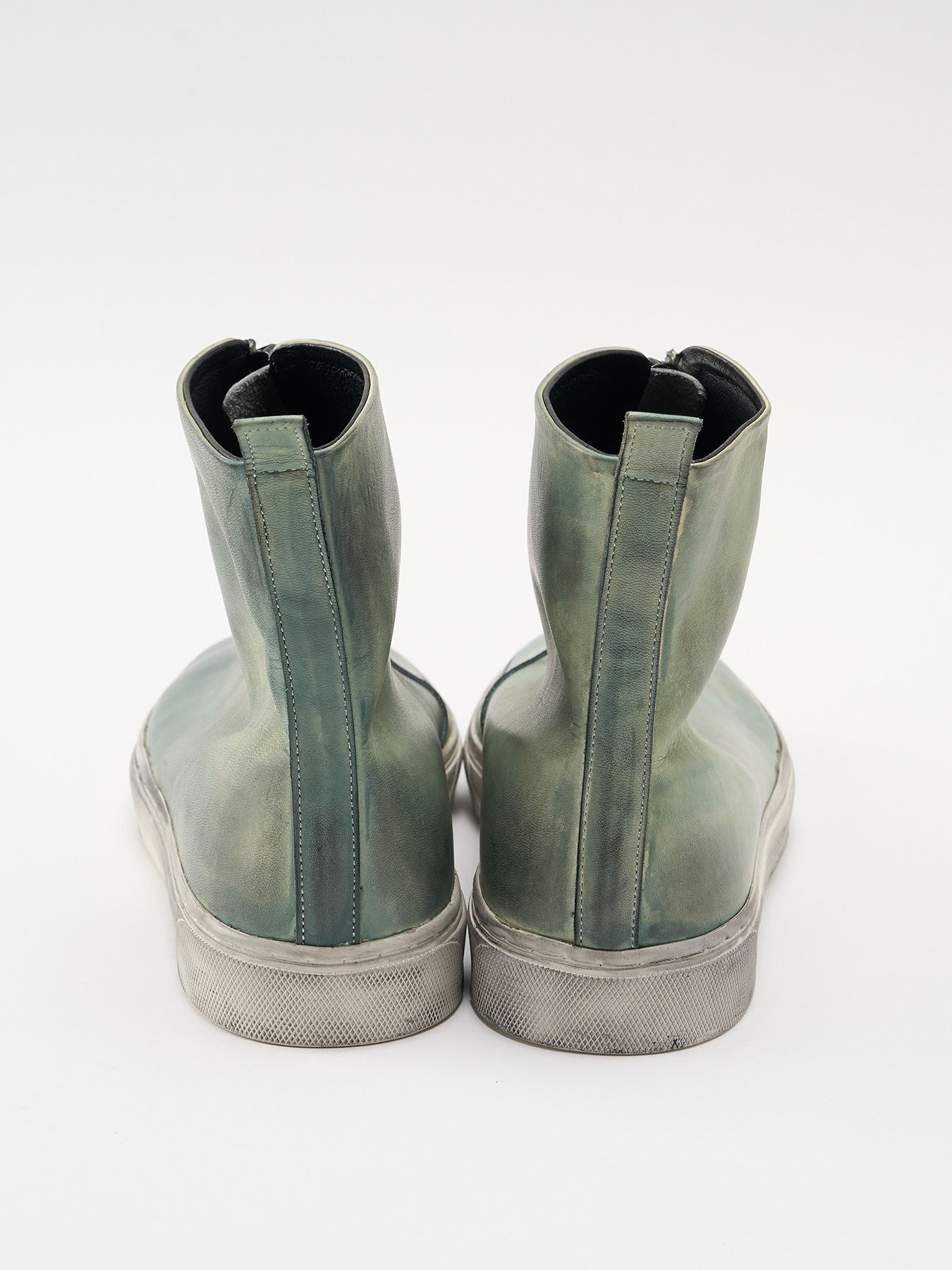 【予約品 4月19日(日) 18時締切】front zip bootie / ホースレザー フロントジップブーツ / ダストグレー