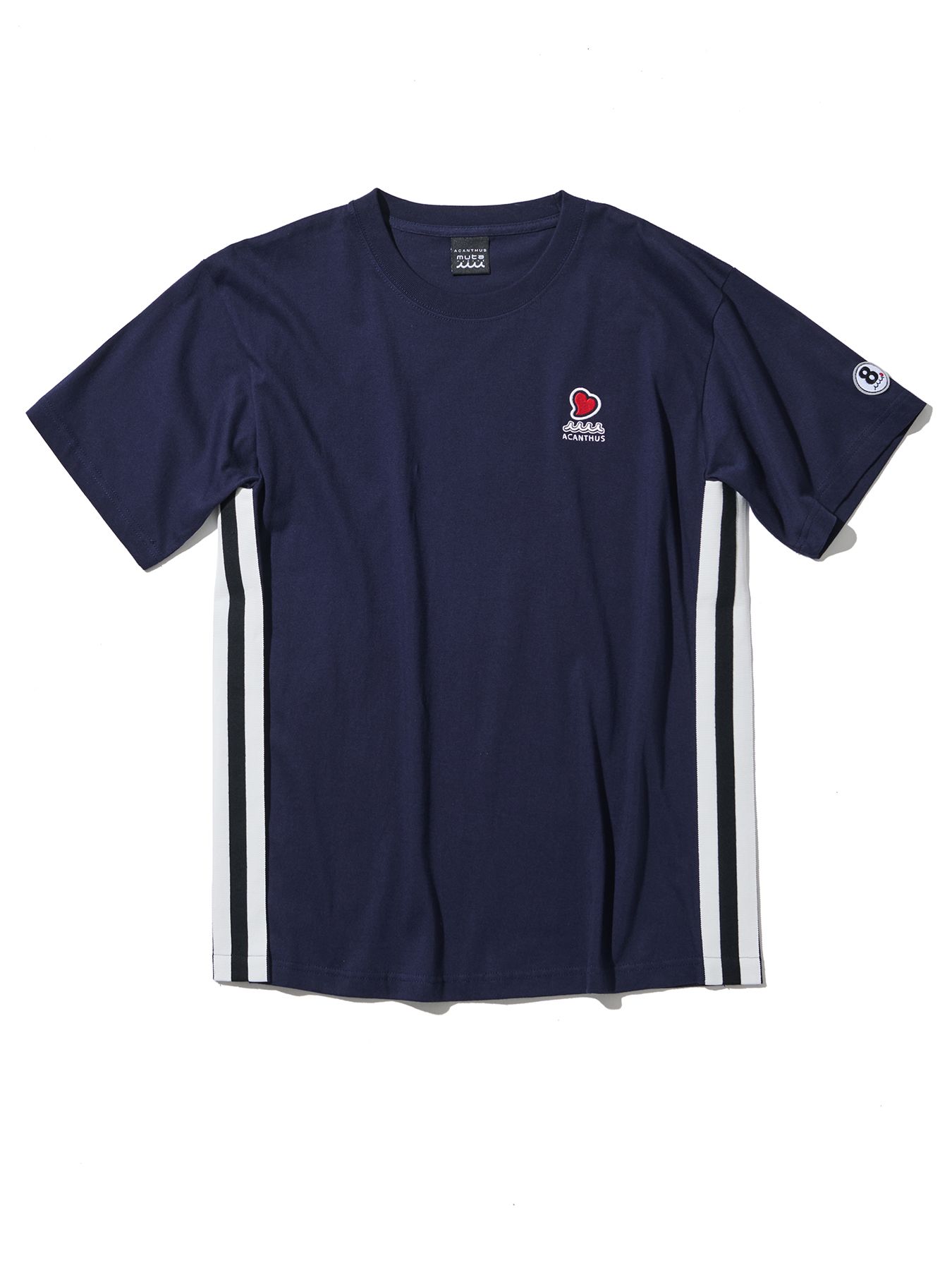 【予約品 10月9日(木) 締切】muta sweet tee / Tシャツ / ネイビー【Acanthus × muta MARINE】