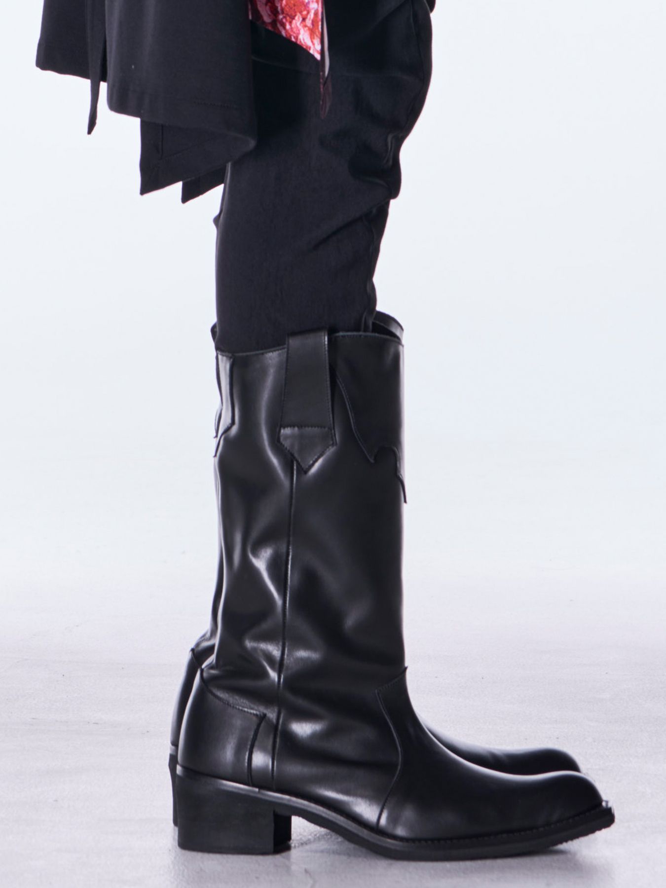 【予約品 6月29日(月) 締切】Cow Hide Western Boots / ウエスタンブーツ / ブラック