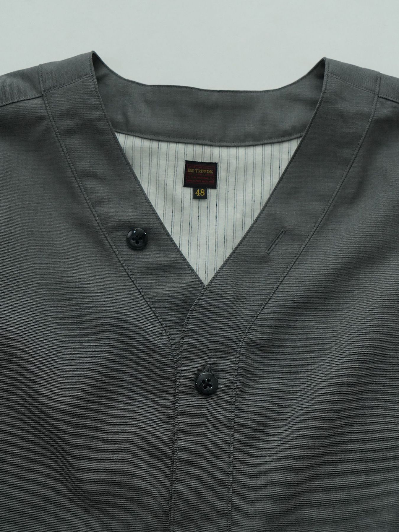 【予約品 11月23日(日) 締切】BASEBALLSHIRTS / ベースボールシャツ / moku.CHARCOAL