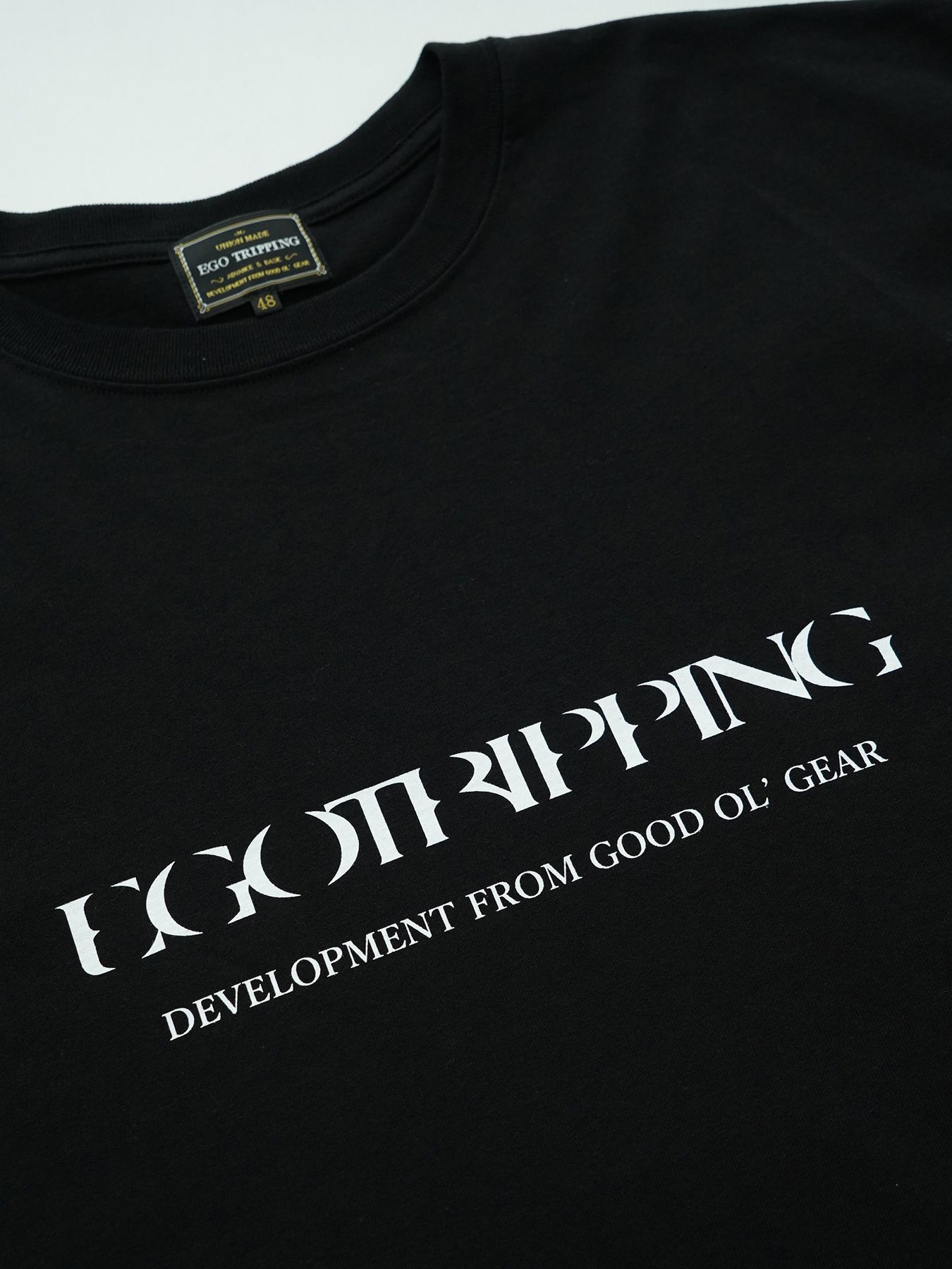 【予約品 11月23日(日) 締切】PRINTTEE-A short / ロゴプリント Tシャツ / BLACK