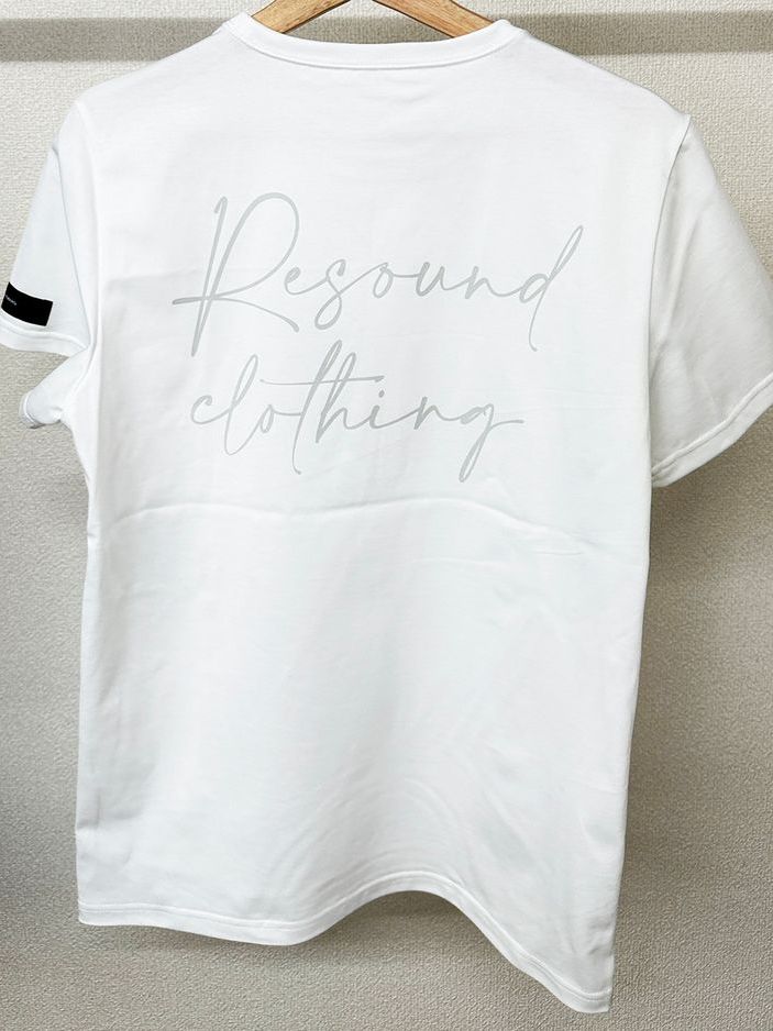 《予約品3月3日18：00締め》 ICON BASIC TEE / バックロゴTシャツ / ホワイト