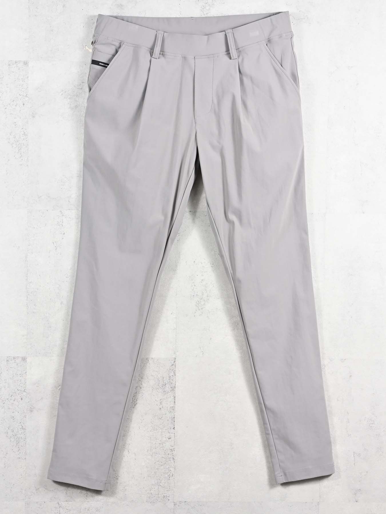 【予約品 11月16日(日) 締切】CHRIS EASY TUCK PANTS / スラックス イージーパンツ / グレー