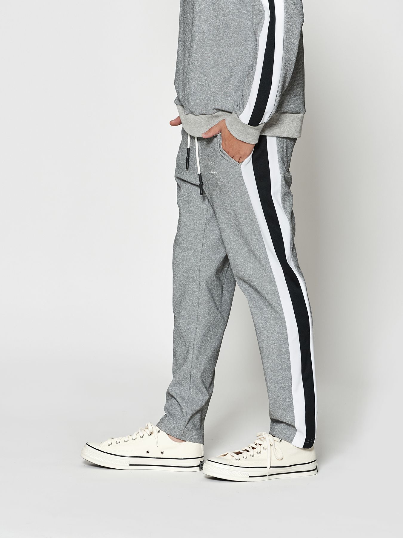 【予約品 10月9日(木) 締切】muta Track Pants / トラックパンツ / グレー【Acanthus × muta MARINE】