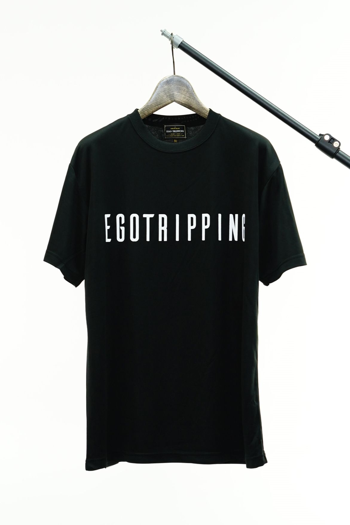 EGO TRIPPING TRAINING TEE スポーツウェア / 05:BK×WH 【EGO TRIPPING】