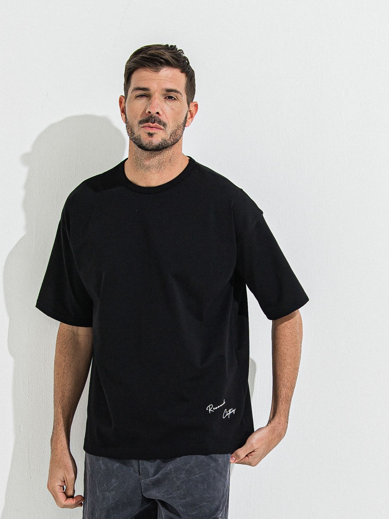 【予約品 】YOAKE PHOTO OVER TEE /  フォトオーバーサイズTシャツ / ブラック