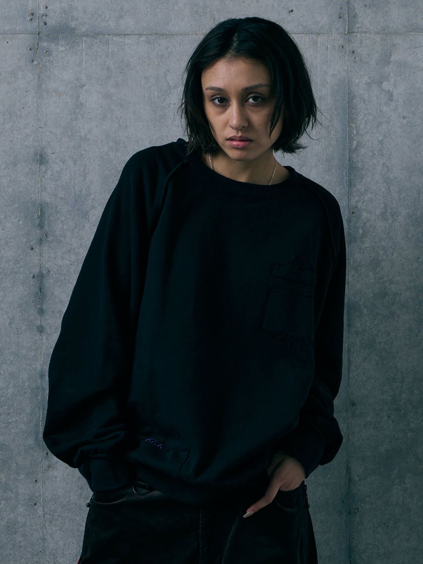 EXOFORM SWEAT / クルーネックスウェット / BLACK