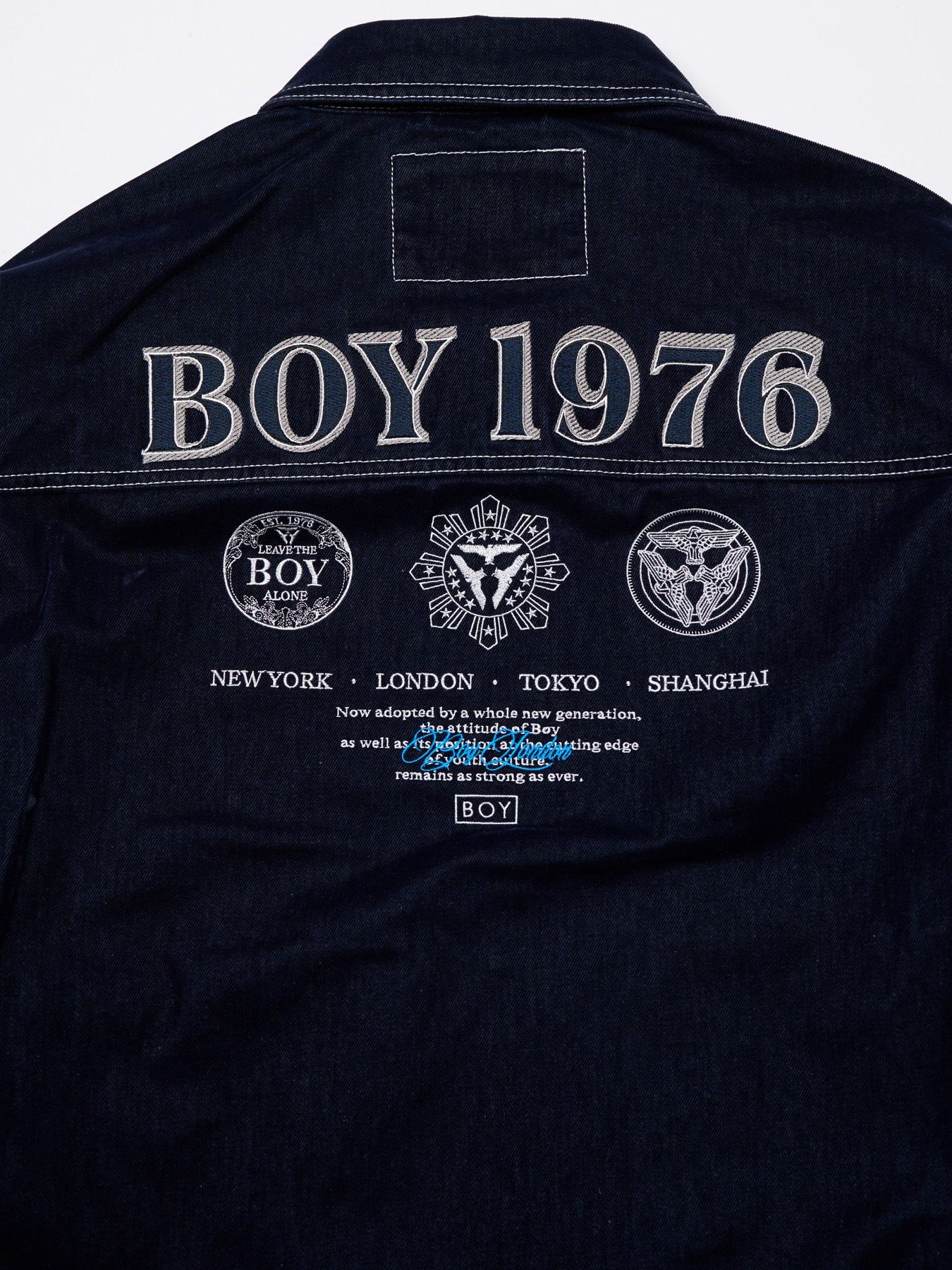 BOY 1976 FLOCKY DENIM JAKET / デニムジャケット / ネイビー