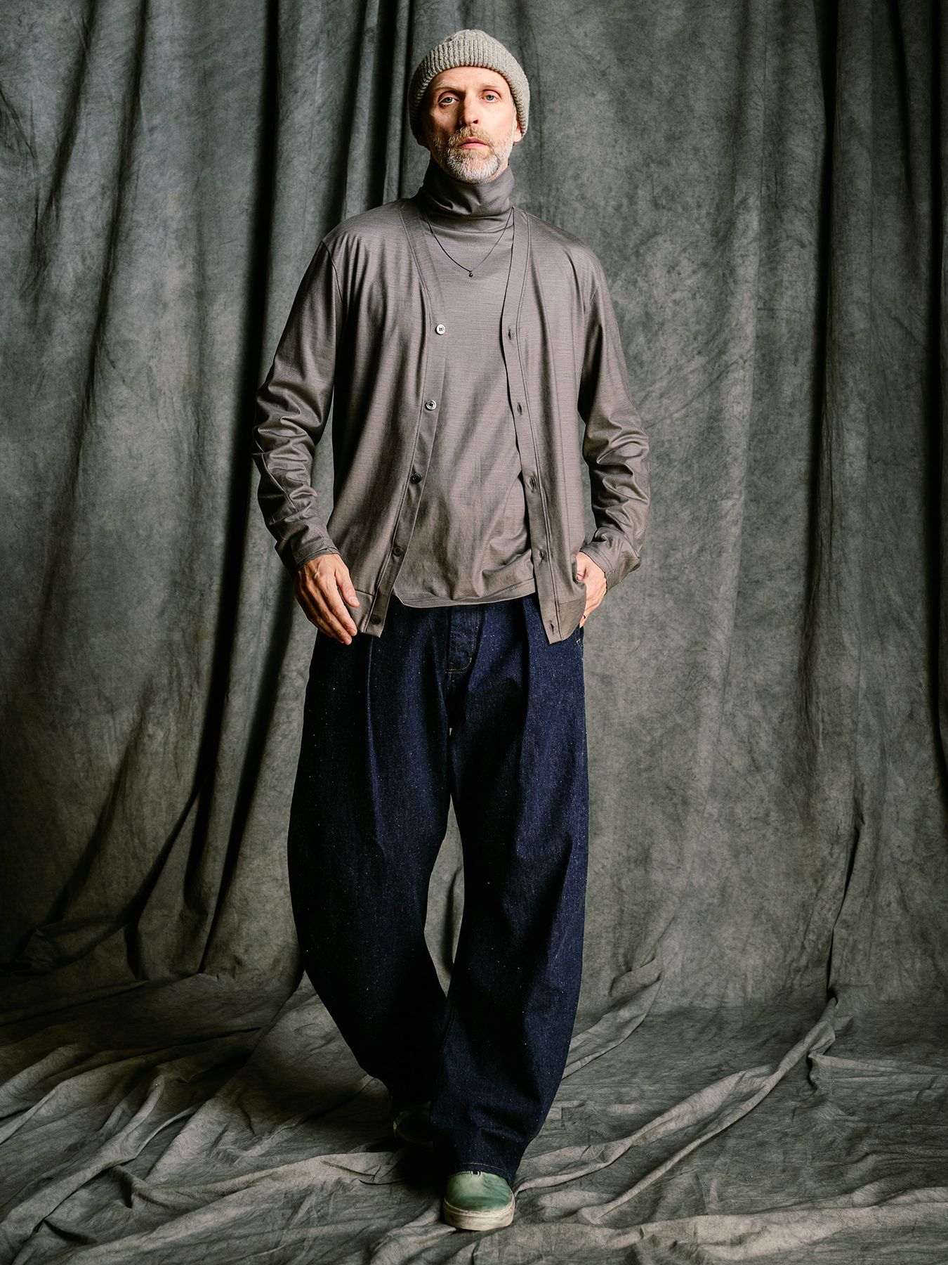 【予約品 4月19日(日) 18時締切】wide banana denim(OW)  / ワイドバナナデニム ワンウォッシュ / インディゴ