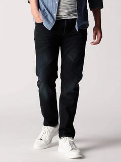 8分丈アラカルト5ポケットパンツ / ネイビー【NICOLE CLUB FOR MEN】