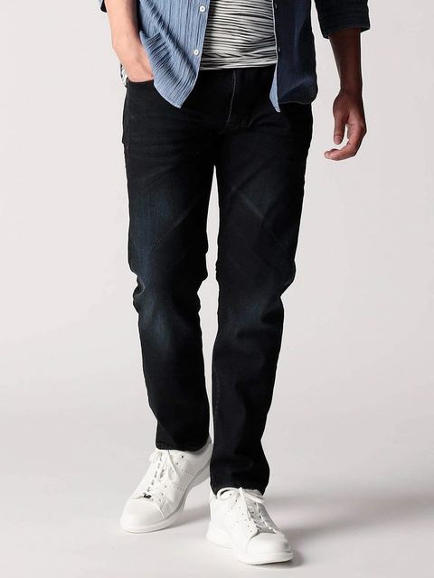 8分丈アラカルト5ポケットパンツ / ネイビー【NICOLE CLUB FOR MEN】