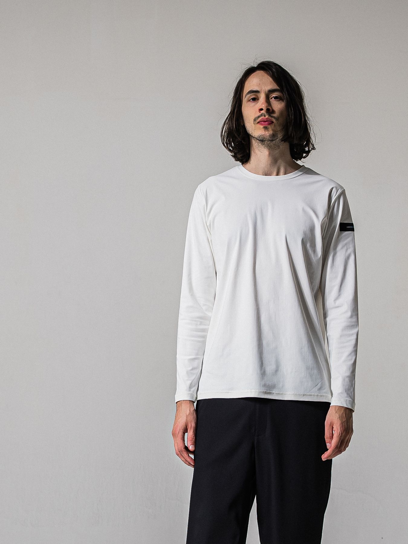 【予約品 11月16日(日) 締切】NYLON LONGSLEEVE TEE / ナイロン ロングスリーブTシャツ / ホワイト