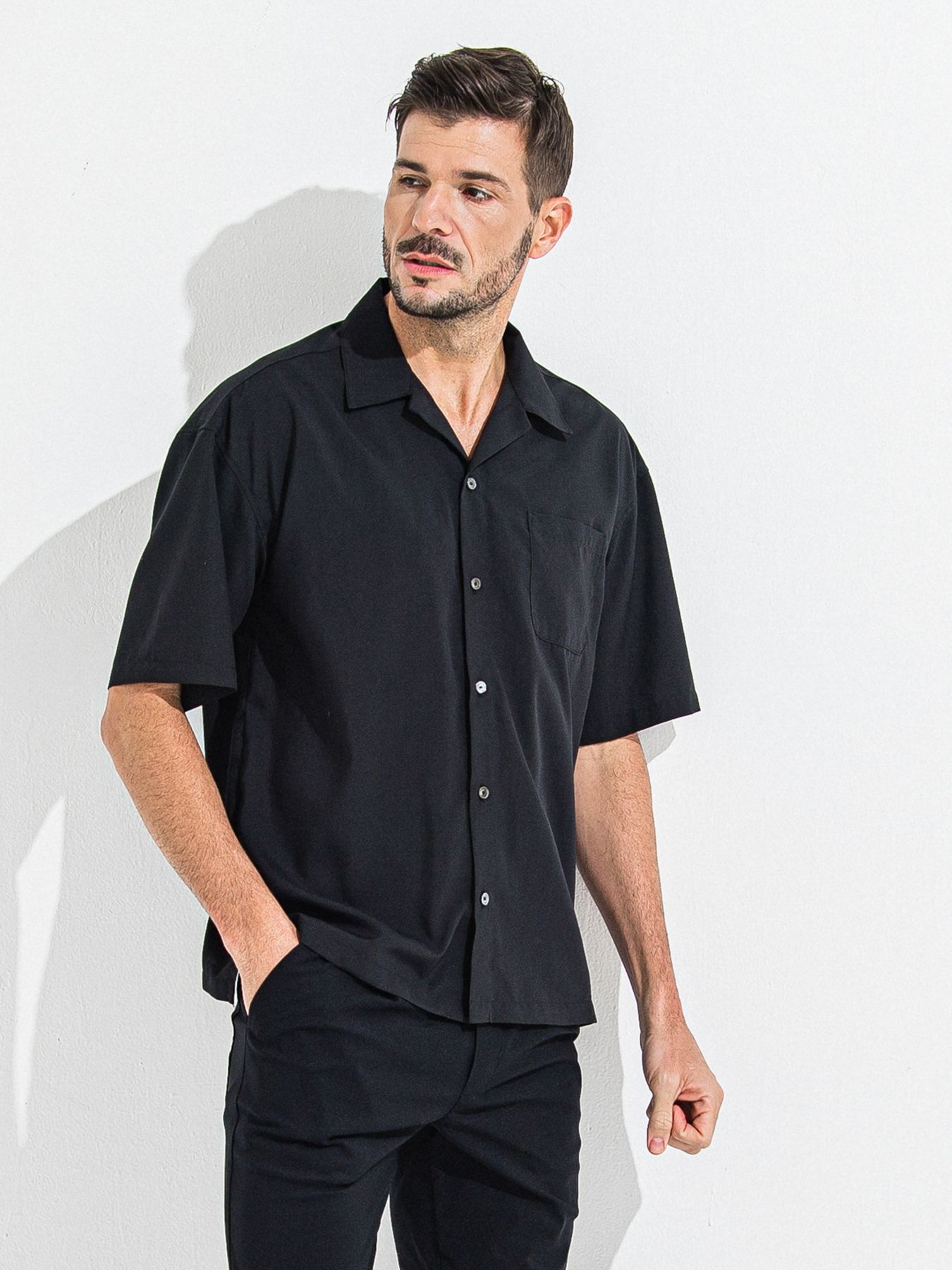 【予約品 】ZACK HALF SHIRT / ザックハーフスリーブシャツ / ブラック