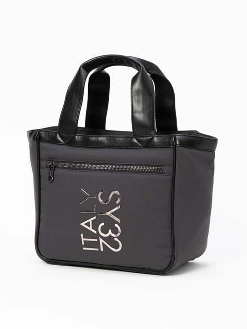 WOVEN INSULATION CART BAG / ウーブン インサレーション カートバッグ / チャコールグレー 【SY32 by SWEET YEARS GOLF】