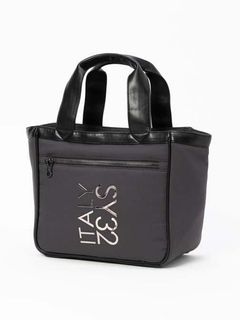 WOVEN INSULATION CART BAG / ウーブン インサレーション カートバッグ / チャコールグレー 【SY32 by SWEET YEARS GOLF】